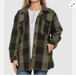 Lucky Brand Oversized Buffalo Plaid Shacket